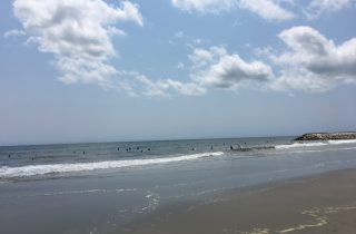 本日の一宮海岸の様子 本日の一宮海岸の様子