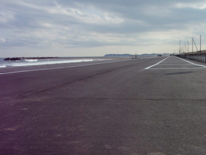 一宮海岸南側駐車場がキレイになりました 千葉県一宮町観光協会