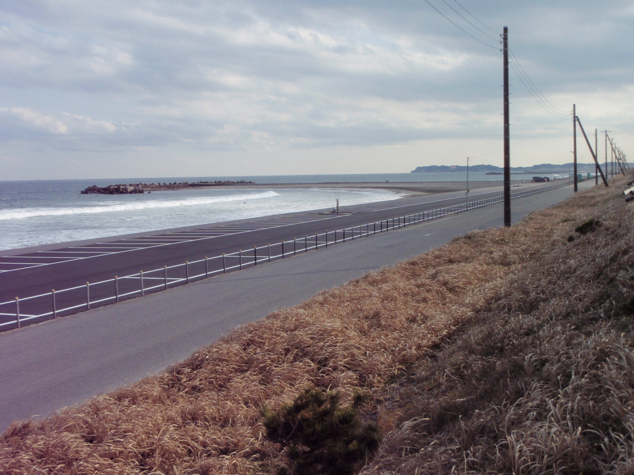 一宮海岸南側駐車場がキレイになりました 千葉県一宮町観光協会